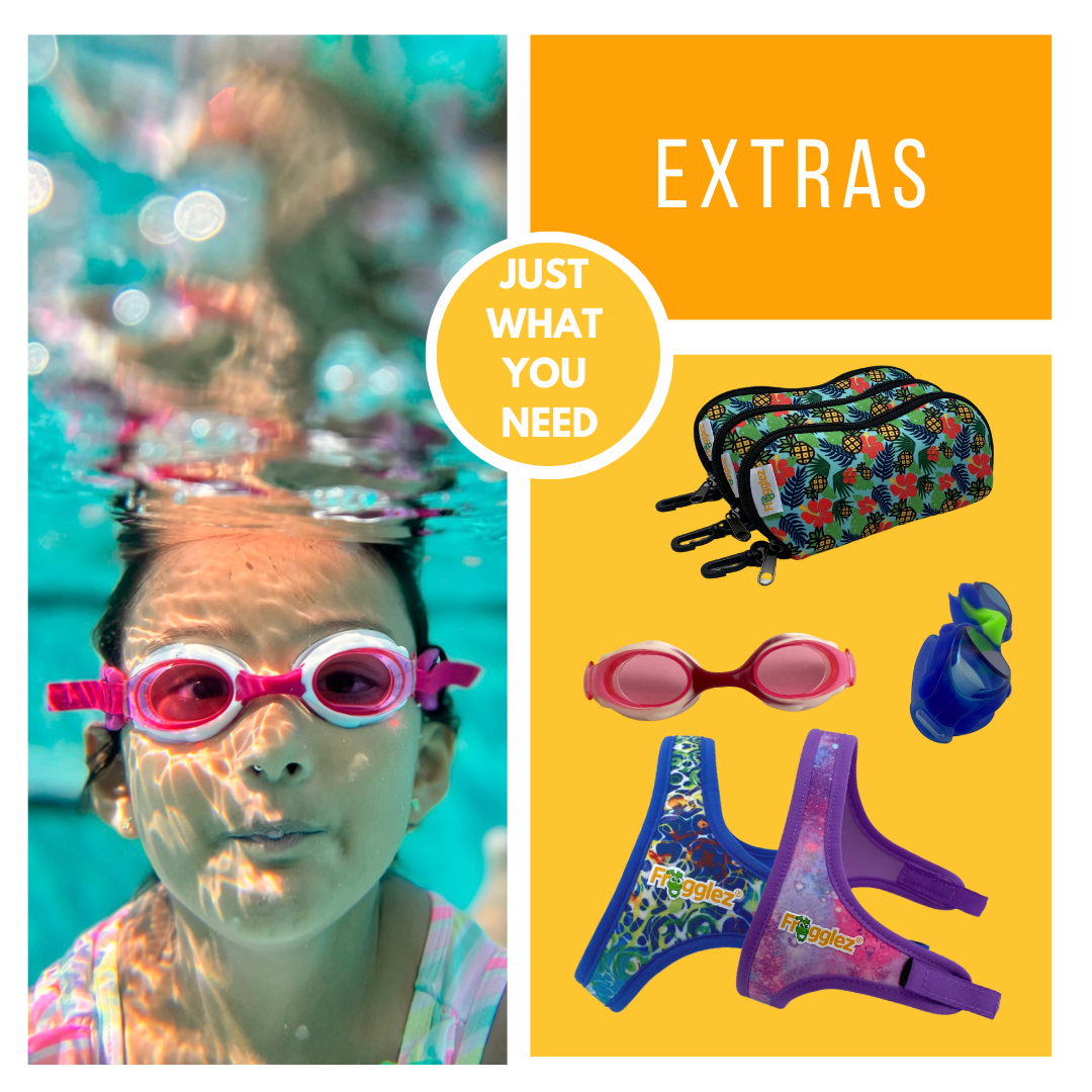 Just what you need. Shop Frogglez 3-10 years swim goggle lenses and strap separates  