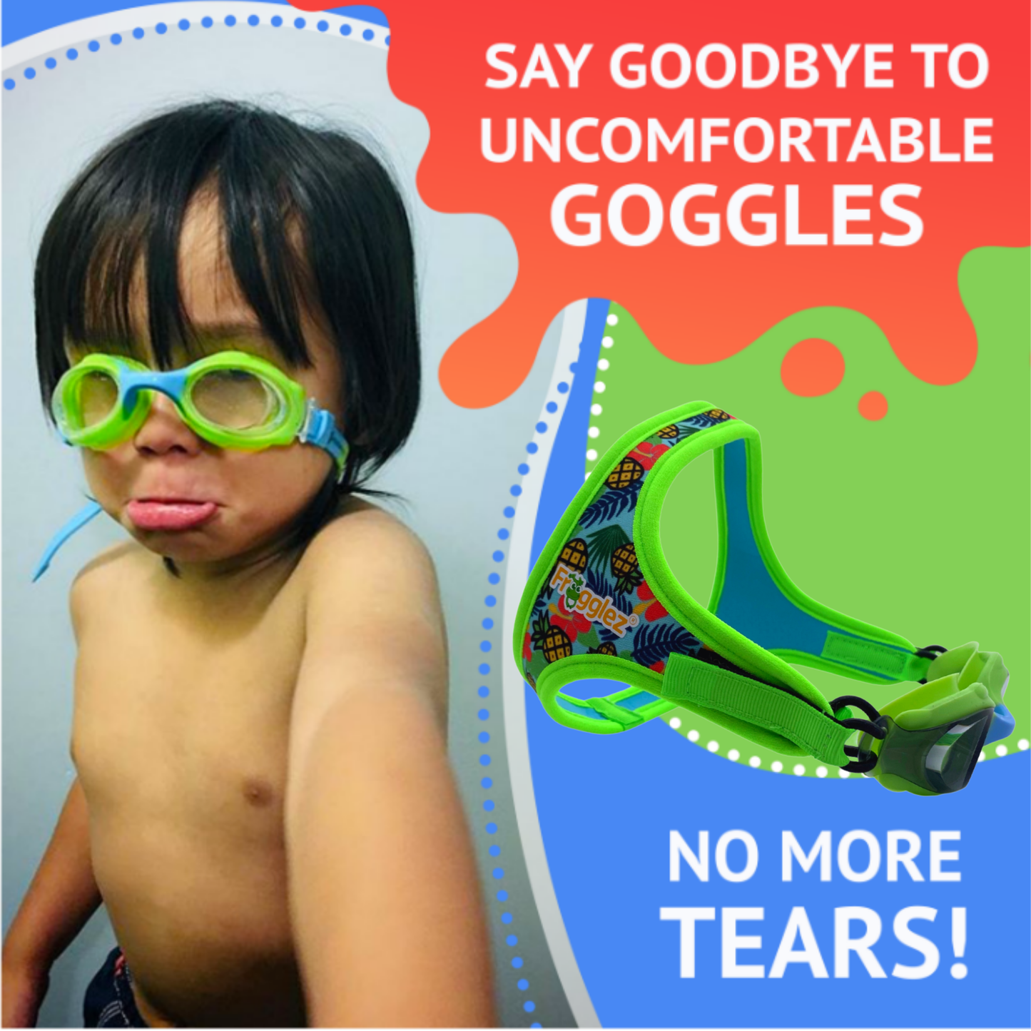 Elvis Burrows Signature Kids Swim Goggles