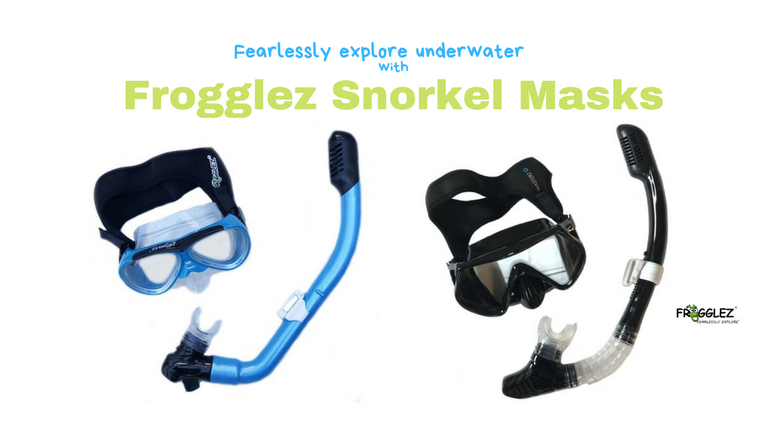 Frogglez Dive Snorkel Masks underwater diving