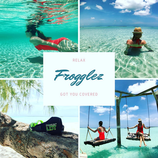Frogglez Photoshoot in Exuma Bahamas